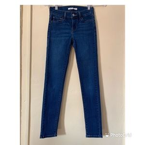 Levi’s Dark Wash Skinny Jeans